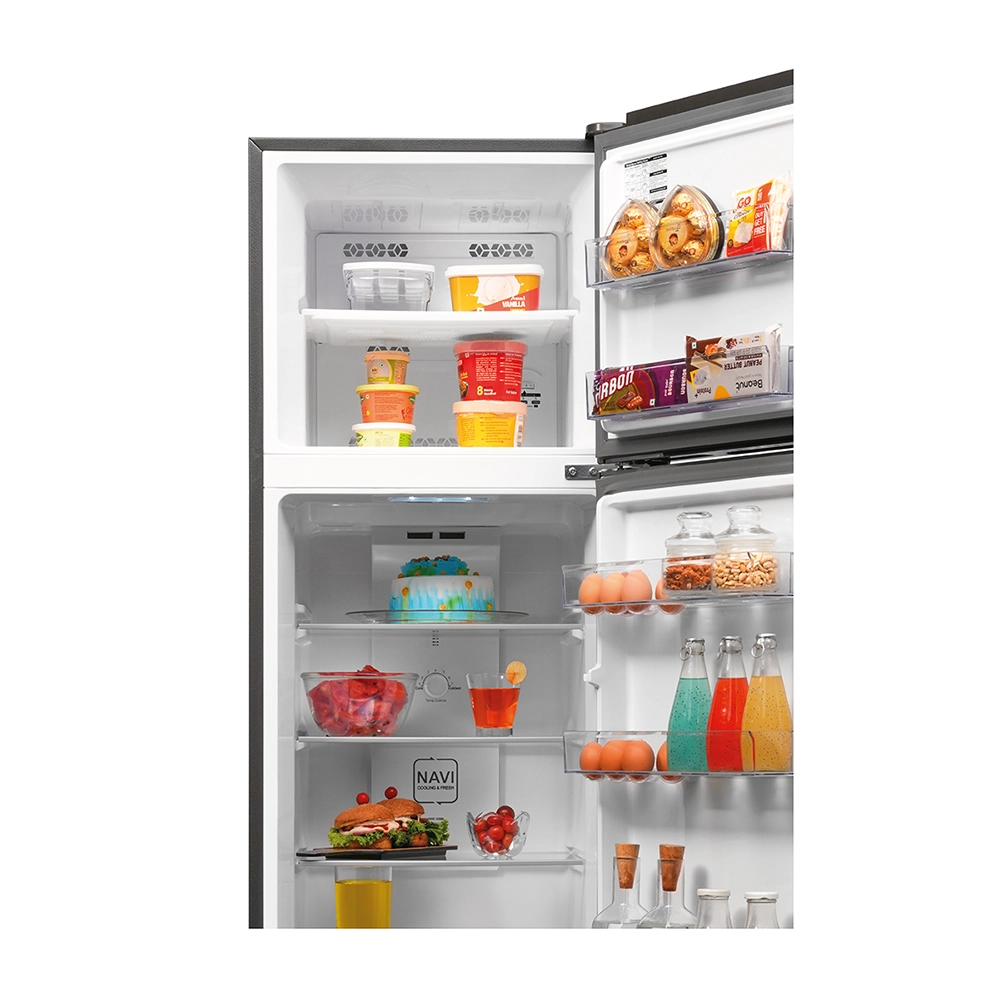 Haier 268L 2 Star Nickel Steel Double Door Refrigerator